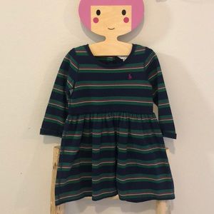 EUC 18m Ralph Lauren Striped Layette Dress!
